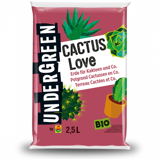 UNDERGREEN Cactus Love Erde für Kakteen und Sukkulenten