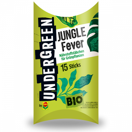 UNDERGREEN Jungle Fever Düngestäbchen für Grünpflanzen